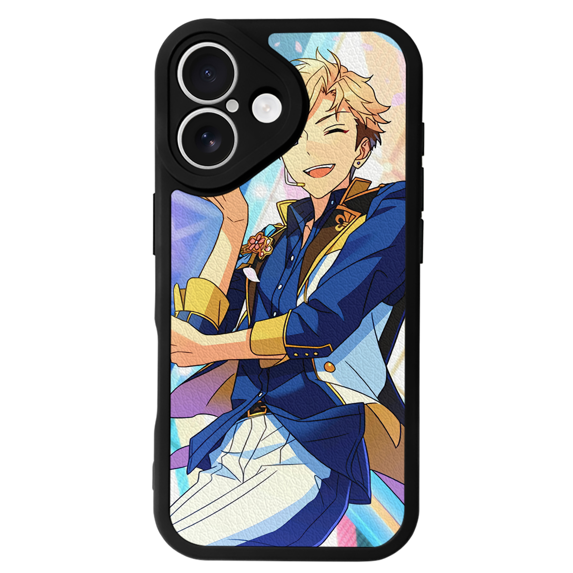 （画像用） あんさんぶるスターズ! Ensemble Stars 【iPhone 16シリーズ対応】シリコンスマホケース（レザー調） 材質：シリコン